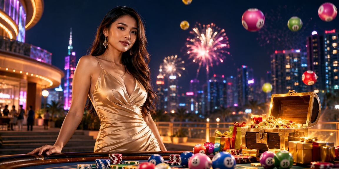 Pemain Malaysia menikmati permainan loteri jackpot dengan paparan nombor pemenang